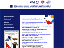Tablet Screenshot of bildungszentrum-wolfenbuettel.de
